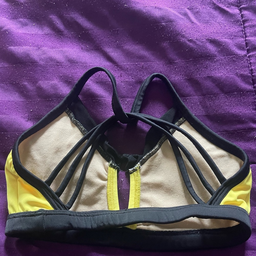 Yellow & Black Second Skin Top - Picture 2 of 3
